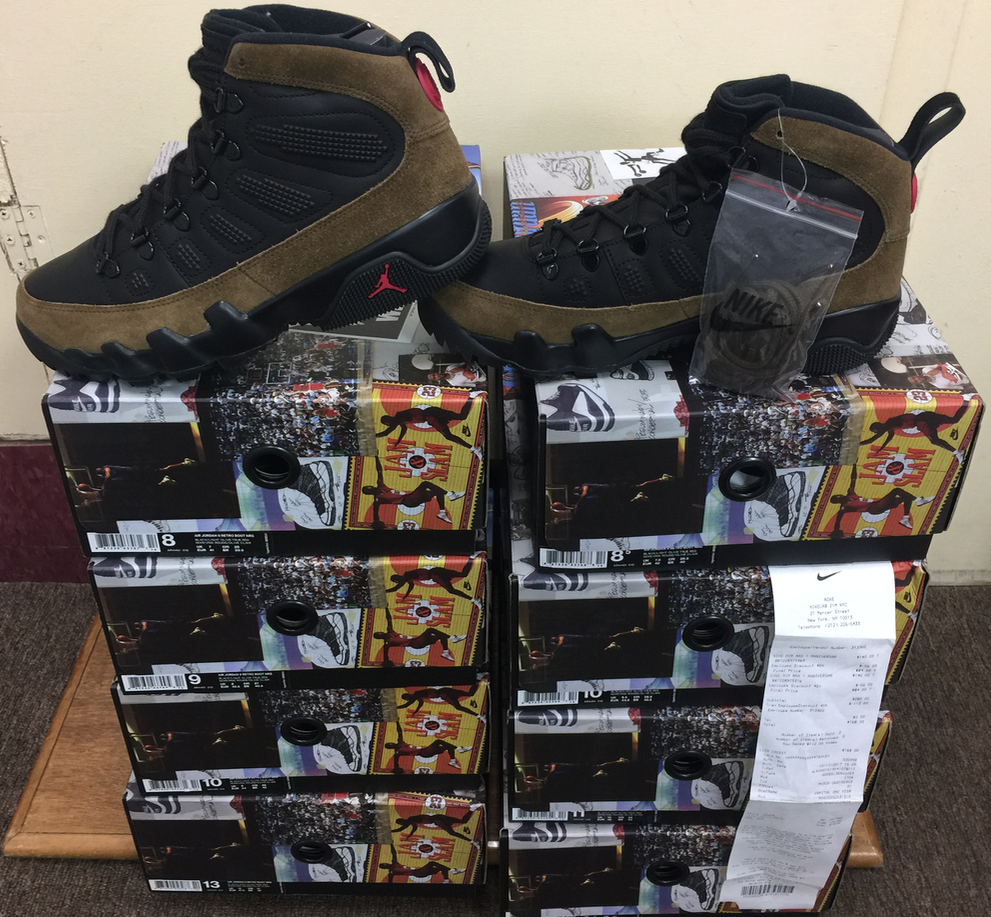 jordan retro 9 nrg boots size 13